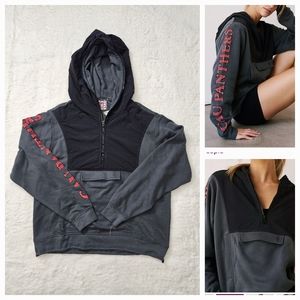 NWOT Free People Movement Pride Hoodie Dark Grey CAU Panthers HBCU Oversized Med